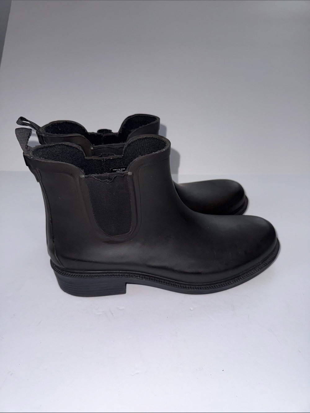 Madewell Black Chelsea Rain Ankle Boots - Women